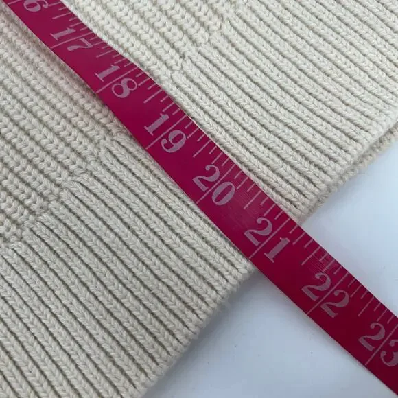 Everlane Boxy Cardigan Organic Everyday Cotton Medium Canvas White Sweater VNeck - Picture 8 of 8